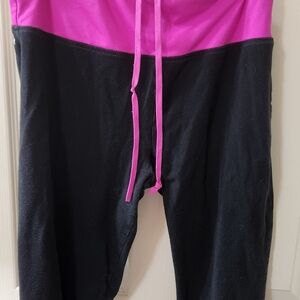 Danskin Pink and Black Bottoms